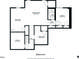 Basement floor plan highlighting the recreation room, Gathering room, and exercise area at 205 Slate Blue Pl, Cary, NC 27519