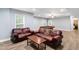 Recreational area with sofas, a coffee table, and a pool table at 205 Slate Blue Pl, Cary, NC 27519