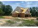 New construction home showing the framing, roofing and underlayment on the exterior of this two-story home at 209 Atkins Rd, Cameron, NC 28326