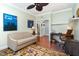 Cozy office area with comfortable seating and a work space at 241 Serenity Hill Circle Cir, Chapel Hill, NC 27516