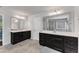 Bathroom featuring dual sinks, vanities, and a spacious layout, perfect for modern living at 2634 Yellow Pine Rd, Raleigh, NC 27616