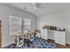 Vaulted ceiling office features lots of desk space and storage at 2634 Yellow Pine Rd, Raleigh, NC 27616