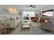 Comfortable bonus room is virtually staged with modern furniture and decor, ideal for relaxing and entertaining at 309 Hines Point Dr, Rolesville, NC 27571