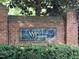Brick sign welcomes you to The Country Club at Wakefield Plantation at 3129 Elm Tree Ln, Raleigh, NC 27614