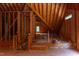 Large, unfinished attic space ready to be transformed into a unique living area at 504 Belmont Cir, Wake Forest, NC 27587