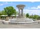 Frantz Square fountain provides a tranquil setting, with cascading water, meticulous landscaping, and a serene atmosphere for visitors at 504 S Dixon Ave, Cary, NC 27511