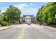 Town hall in the distance with street leading directly to building at 504 S Dixon Ave, Cary, NC 27511