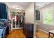 Spacious walk-in closet with custom shelving and storage island at 504 S Dixon Ave, Cary, NC 27511