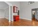 The bar area is conveniently located off the main living area of the home at 6728 Pointe Vista Cir, Raleigh, NC 27615