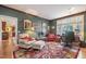 Well-appointed home office featuring hardwood floors, custom decor, and natural light at 10210 Governors Drive Dr, Chapel Hill, NC 27517