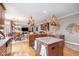 Spacious kitchen with granite countertops, dual islands, and open floor plan at 10210 Governors Drive Dr, Chapel Hill, NC 27517