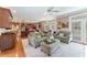 Comfortable living room features an open floor plan, bright windows, and cozy seating at 10210 Governors Drive Dr, Chapel Hill, NC 27517