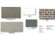 Selection of exterior finishes showing siding, trim, brick, and more at 245 Tidal Pool Way, Cary, NC 27519
