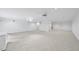Large basement space with neutral carpet, recessed lights, and a ceiling fan at 2705 Vestry Way, Raleigh, NC 27613