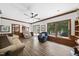 Inviting living room with hardwood floors, natural light, and comfortable seating at 2705 Vestry Way, Raleigh, NC 27613