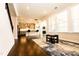 Cozy living room featuring recessed lighting and an open floor plan at 2918 Heirloom Way, Apex, NC 27502