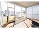 Spacious screened porch featuring an open view and seating arrangement at 2918 Heirloom Way, Apex, NC 27502