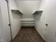 Closet with shelving for storage at 3110 Fieldstone Ln, Mebane, NC 27302