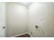Compact laundry room with hookups for washer and dryer at 3620 Constellation Dr, Raleigh, NC 27604