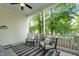 Cozy porch with comfortable seating, perfect for relaxation at 405 Commons Walk Cir, Cary, NC 27519