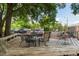 Inviting outdoor seating area on a wooden deck, perfect for relaxing or entertaining guests at 500 N Duke St # 55-105, Durham, NC 27701