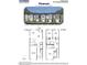 Detailed floor plan for a 3 bed, 2.5 bath, 2 story home showcasing layout and dimensions for each room at 5215 Red Crimson Dr, Willow Springs, NC 27592