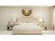 Serene bedroom with a plush bed, matching nightstands and decorative wall art at 544 Morning Light Dr, Angier, NC 27501