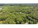 Overhead view of vast greenery with a portion of the roof visible at the bottom at 8133 Holly Forest Rd, Wake Forest, NC 27587