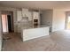 Bright kitchen with white cabinets and island at 829 Ottawa Dr, Garner, NC 27529