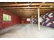 The basement has painted walls and a concrete floor at 107 Rencher St, Hillsborough, NC 27278