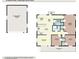 Detailed floor plan showing the layout of the house, including room dimensions at 107 Rencher St, Hillsborough, NC 27278