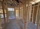 Unfinished bathroom framing with a tub insert, ready for personalized design and finishing touches to complete the space at 136 Tuskeegee Dr, Smithfield, NC 27577
