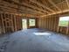 An image showcasing the initial framing and layout of the interior of the new home construction at 136 Tuskeegee Dr, Smithfield, NC 27577
