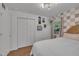 Bright bedroom with closet, decorative accents, and natural light creates an inviting atmosphere at 1717 Martin Luther King Jr Blvd, Raleigh, NC 27610