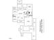 Detailed floor plan showcasing the layout with dimensions of the home, including bedrooms, kitchen, and living spaces at 182 Brendamoore Ct, Fuquay Varina, NC 27526