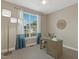 Office space with a wooden desk and natural lighting at 182 Brendamoore Ct, Fuquay Varina, NC 27526