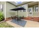Charming patio with seating area, perfect for outdoor dining and relaxation at 182 Brendamoore Ct, Fuquay Varina, NC 27526