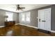 Open living room with hardwood floors, natural light, and neutral tones, perfect for relaxation at 200 S Pettigrew St, Raleigh, NC 27610