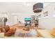 Open-concept living room featuring stylish furnishings and hardwood floors, great for modern living at 2404 Azalea Dr, Durham, NC 27703