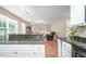 Spacious open-concept living area with a view from the kitchen island into the living room at 313 Weeping Willow Dr, Durham, NC 27704