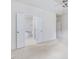 Spacious bedroom featuring an ensuite bathroom and ceiling fan at 3347 Ridgecrest Ct, Raleigh, NC 27607