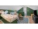 Nicely decorated attic bedroom area with hardwood floors and comfortable decor at 3541 E Jameson Rd, Raleigh, NC 27604