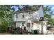 Two-story home featuring a deck and white siding at 3541 E Jameson Rd, Raleigh, NC 27604