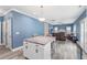 Open concept living space with modern finishes, neutral decor, and natural light at 4001 Bostwyck Dr, Fuquay Varina, NC 27526