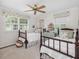 Bright bedroom with twin beds and natural light at 4112 Rowan St, Raleigh, NC 27609
