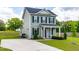 Inviting two-story home with a covered front porch, offering a welcoming entrance and curb appeal at 60 Waterwheel Dr, Selma, NC 27576