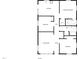 First floor plan displaying the layout of the home's rooms at 600 Cecil St, Durham, NC 27707