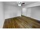 View of living room showcasing hardwood floors, natural light, and ample space for comfortable living and entertaining at 600 Cecil St, Durham, NC 27707
