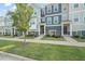 Charming townhouse featuring a well-manicured lawn and beautiful curb appeal at 6618 Perry Creek Rd, Raleigh, NC 27616