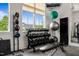 Well-equipped fitness center features weight racks, medicine balls, and stability balls for a full body workout at 6618 Perry Creek Rd, Raleigh, NC 27616